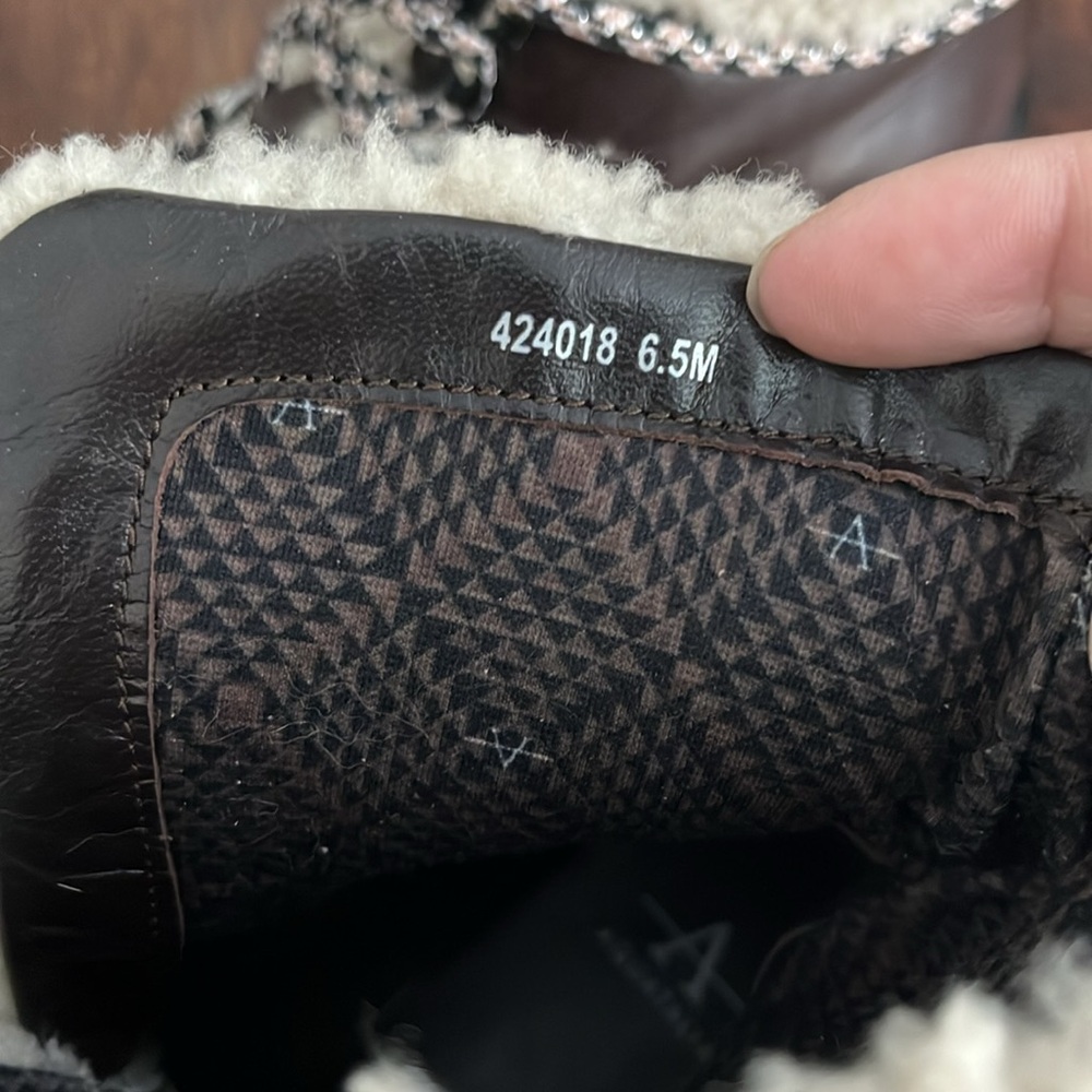 Aquatalia Jamie Shearling and Leather Boots - Picture 8 of 10